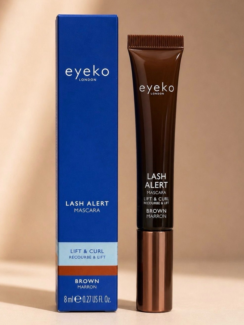 Eyeko Lash Alert Mascara Lift And Curl In Brown BRAND NEW